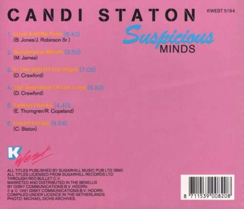 Candi Staton - Suspicious Minds CD Import