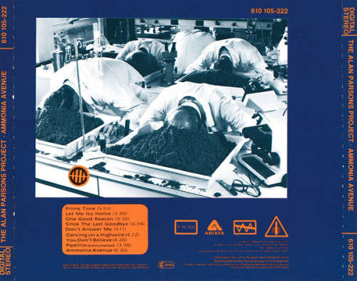 Alan Parsons Project - Ammonia Avenue CD Import