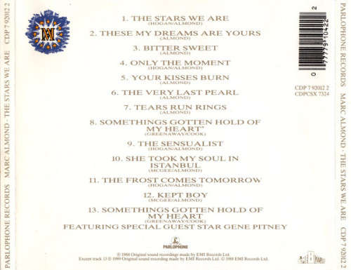 Marc Almond - The Stars We Are CD Import