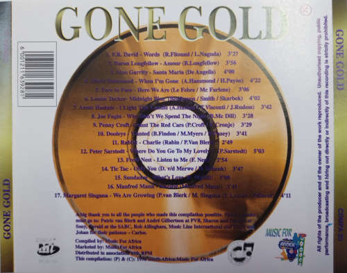 Various - Gone Gold (17 Number One Hits) CD Rare