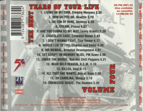 Various - Best Years of Your Life - Vol 4 CD
