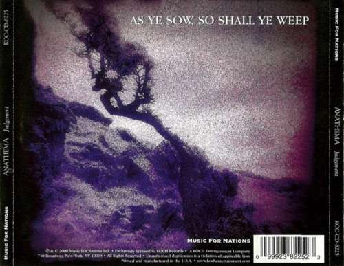 Anathema - Judgement CD Import