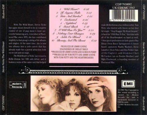 Stevie Nicks - The Wild Heart CD Import
