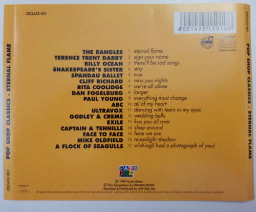 Various - Pop Shop Classics (Eternal Flame) CD