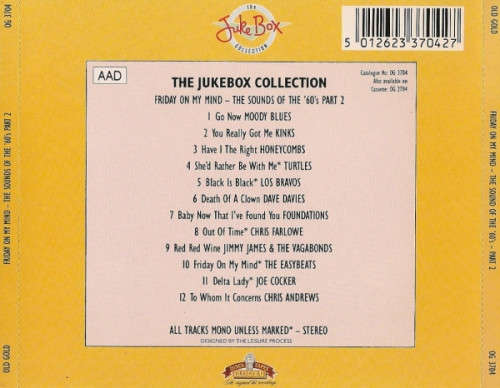 Various - Friday On My Mind - Sound of the 60's Part 2 CD Import