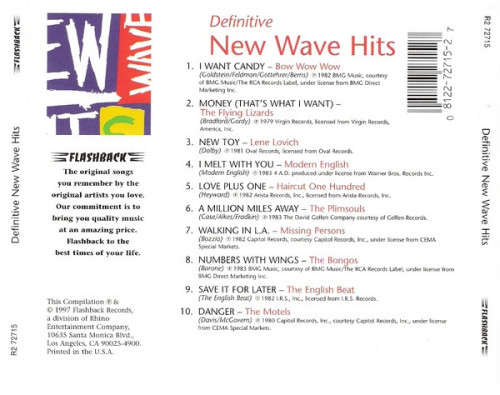 Various - Definitive New Wave Hits CD Import