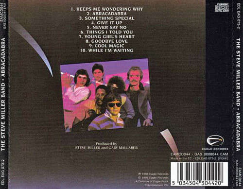 Steve Miller Band - Abracadabra CD Import