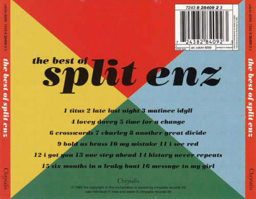Split Enz - Best of CD Import