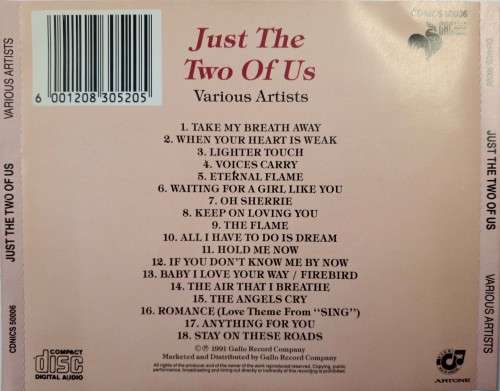 Various - Just the Two of Us CD Rare