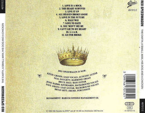 REO Speedwagon - The Earth, A Small Man, His Dog & a Chicken CD Import