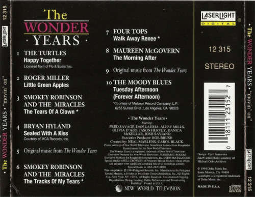 The Wonder Years - Soundtrack CD Import
