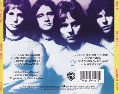 Montrose - Montrose CD Import