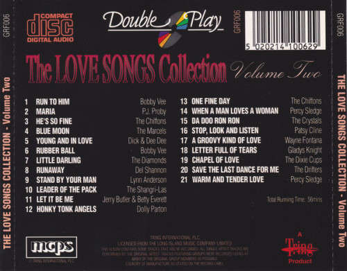 Various - Love Songs Collection - Volume Two CD Import