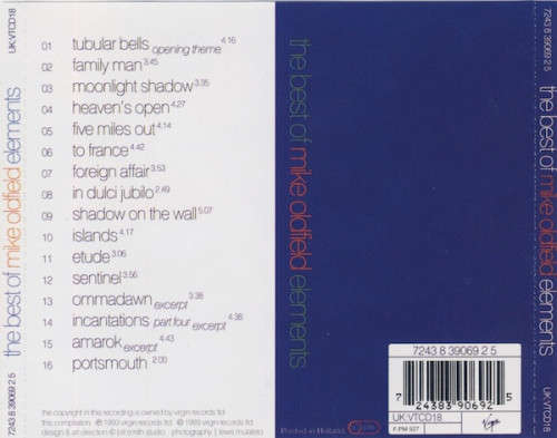 Mike Oldfield - Elements (Best of) Import CD