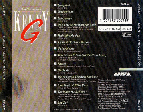 Kenny G - The Collection CD Import
