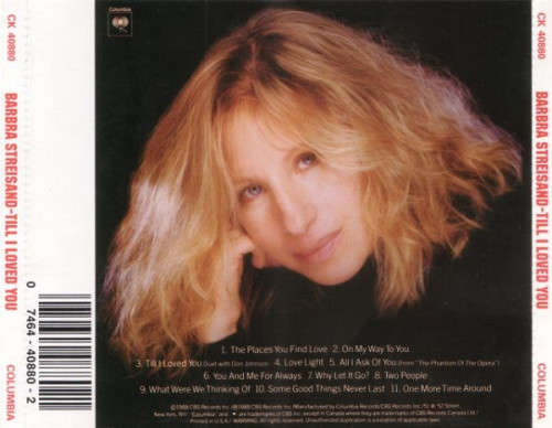 Barbra Streisand - Till I Loved You CD Import