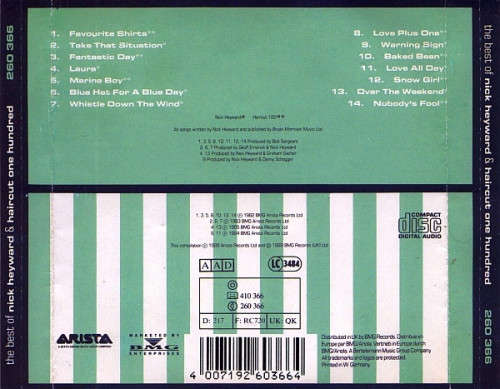 Nick Heyward & Haircut One Hundred - Best of CD Import