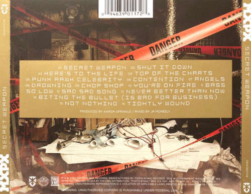 MxPx -  Secret Weapon CD Import