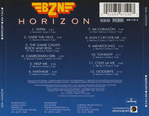 BZN - Horizon CD Import