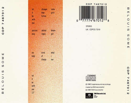 Belouis Some - Belouis Some CD Import
