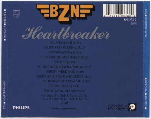BZN - Heartbreaker CD Import