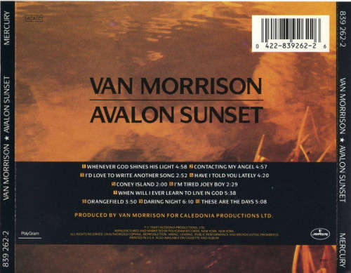 Van Morrison - Avalon Sunset CD Import