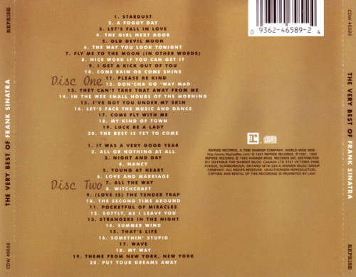Frank Sinatra - Very Best of Double CD Import