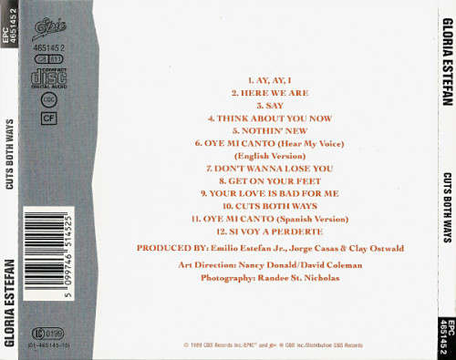Gloria Estefan - Cuts Both Ways CD Import