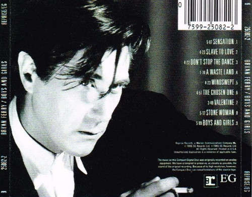 Bryan Ferry - Boys & Girls CD Import