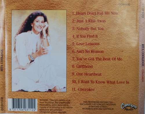 Rita Coolidge - Cherokee CD Import