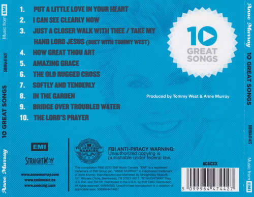 Anne Murray - 10 Great Songs: Inspirational Classics CD Import