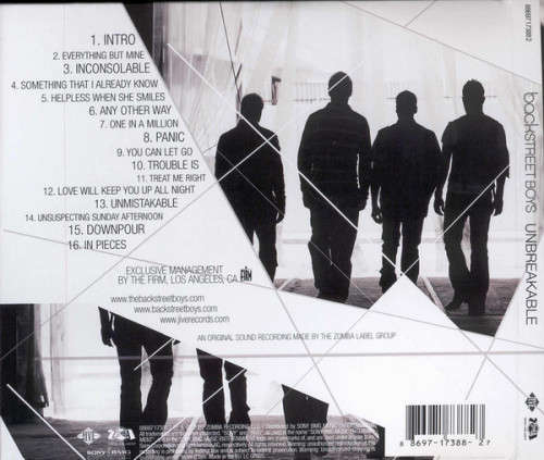 Backstreet Boys - Unbreakable CD Import Digipak