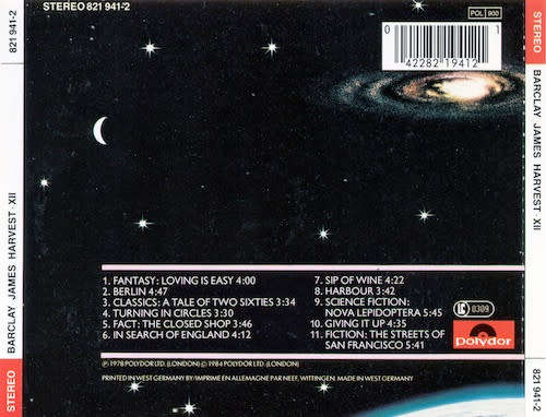 Barclay James Harvest - XII CD Import