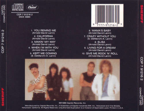 Sheriff - Sheriff CD Import