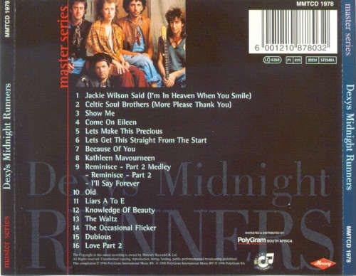 Dexys Midnight Runners - Master Series CD