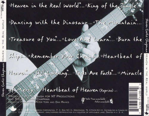 Steven Curtis Chapman - Heaven In the Real World CD Import