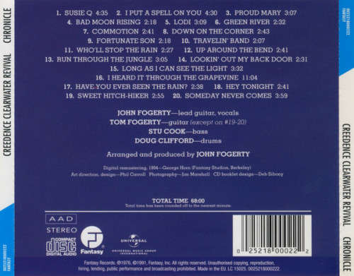 Creedence Clearwater Revival - Chronicle (20 Greatest Hits) CD Import