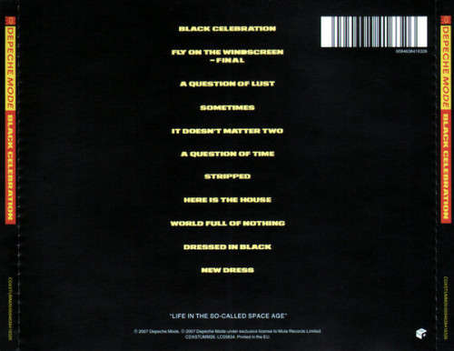 Depeche Mode - Black Celebration CD Import