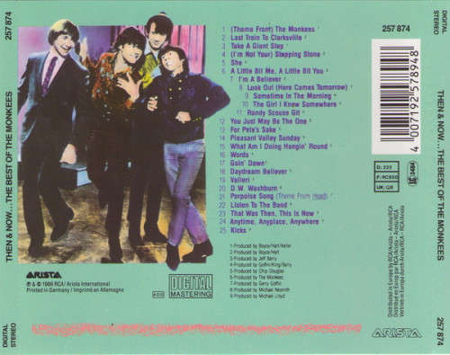 Monkees - Then & Now... Best of CD Import