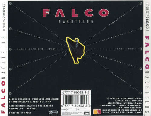 Falco - Nachtflug CD Import