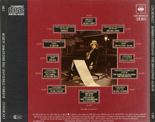 Barbra Streisand - Broadway Album CD Import