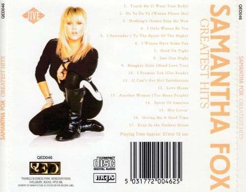 Samantha Fox - Greatest Hits CD Import