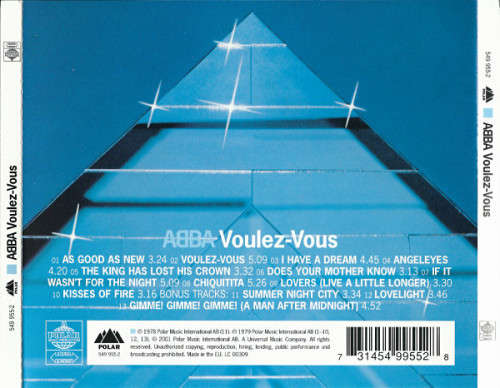 ABBA - Voulez-Vous CD Import