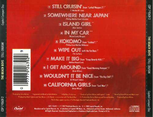 Beach Boys - Still Cruisin` CD Import