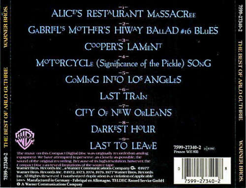 Arlo Guthrie - Best of CD Import