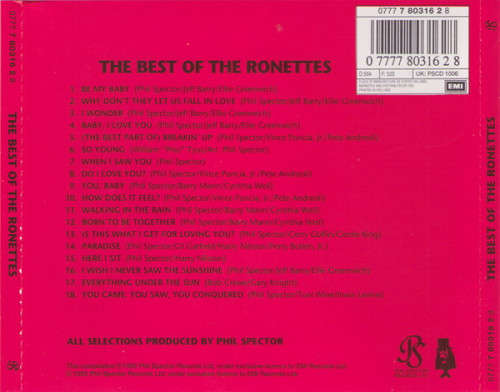 Ronettes - Best of CD Import