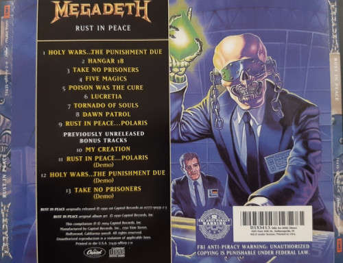 Megadeth - Rust In Peace CD Import