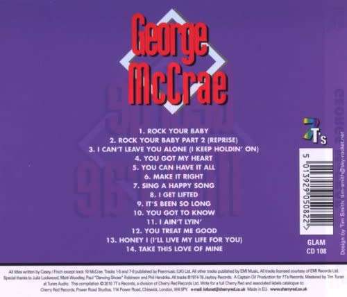 George McCrae - The Singles 1974-76 CD Import