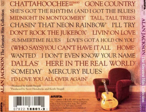 Alan Jackson - Greatest Hits Vol 1 + 2 CD's Import