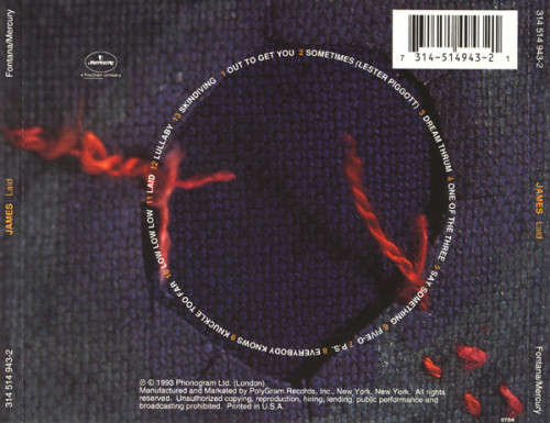 James - Laid  CD Import